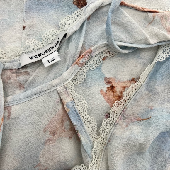 WEWOREWHAT cut out cherub angel slip DRESS - Picture 6 of 8